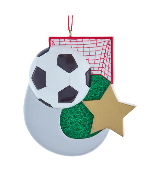 SOCCER STAR ORNAMENT - A2226