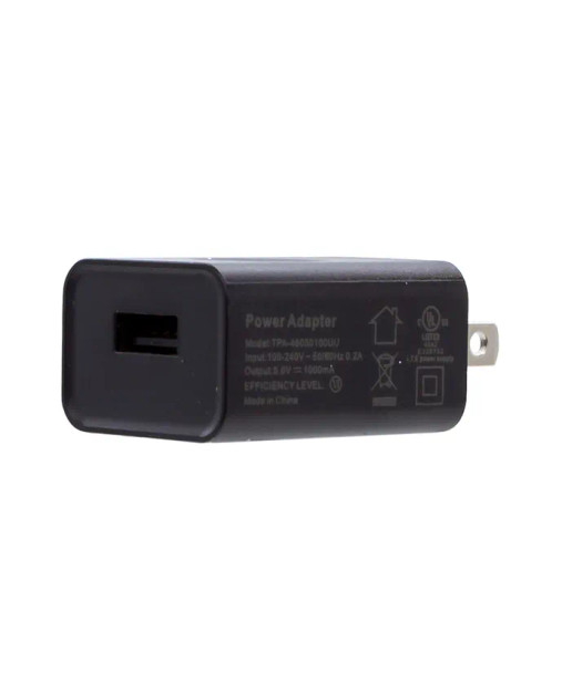 5-VOLT BLACK USB PLUG/ADAPER - USB0401B