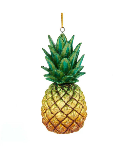 PINEAPPLE GLASS ORNAMENT - NB1544