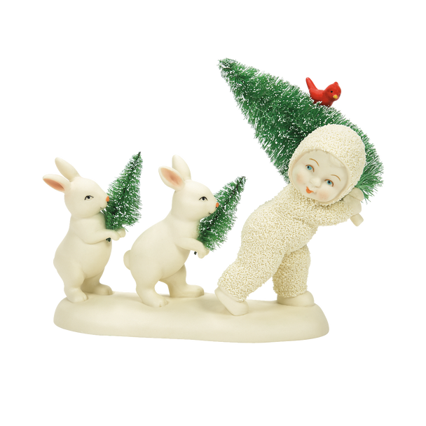 CHRISTMAS TREE BUNNIES - 6012334