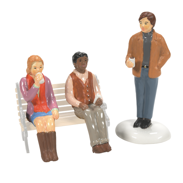 CHRISTMAS IN THE CITY - VILLAGE HIPSTERS SET OF 3 - 6011431