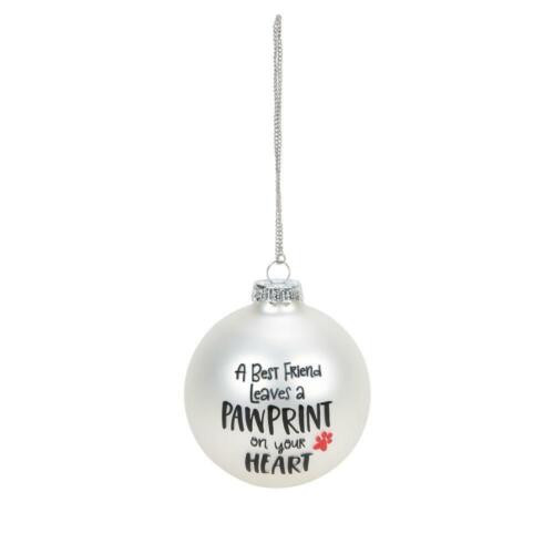 PET BEREAVEMENT GLASS ORNAMENT - 6008016