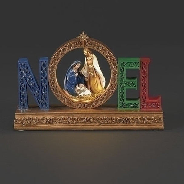 LIGHTED NOEL HOLY FAMILY - 137747