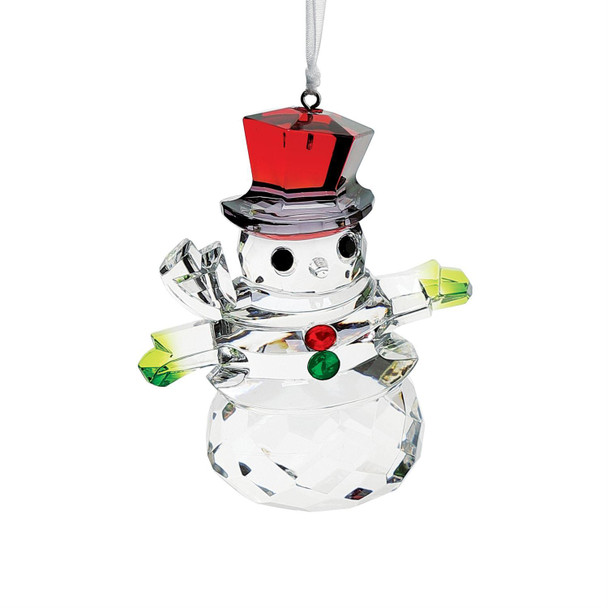 FACET CHRISTMAS SNOWMAN ORNAMENT - ND6010927