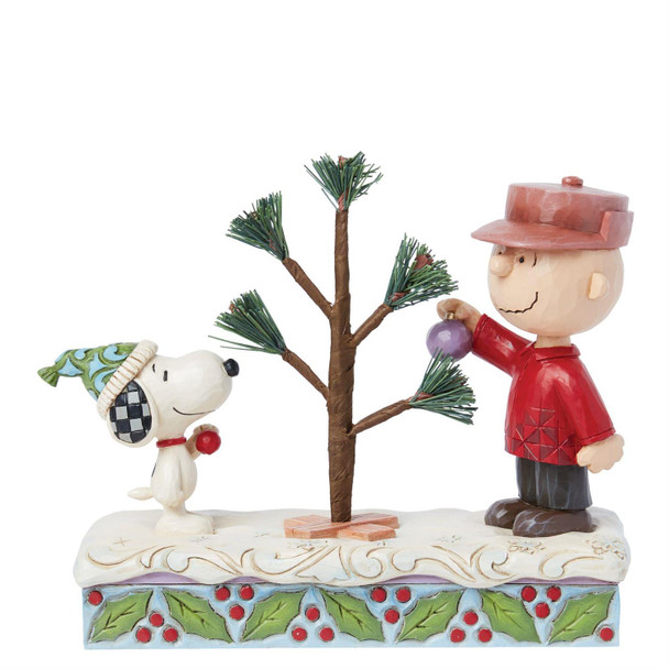 SNOOPY AND CAHRLIE BROWN CHRISTMAS TREE - JIM SHORE - 6015029