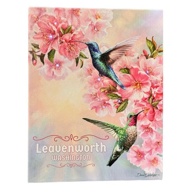 LEAVENWORTH HUMMINGBIRDS IN SPRING 8X6 - A2430L