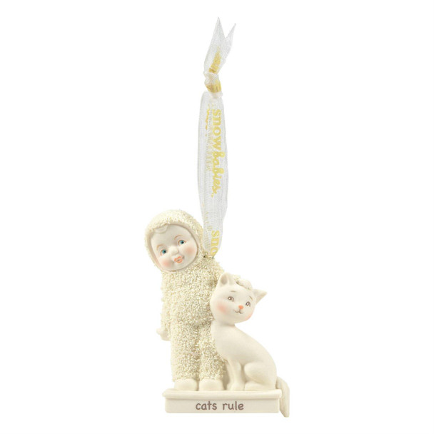 CATS RULE PHOTO HOLDER CLIP ORNAMENT - 6014166