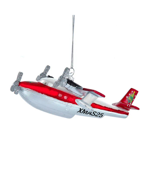 CHRISTMAS SEA PLANE ORN - NBX0117