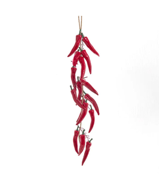 24" RED PEPPER HANGING DECOR - H6517