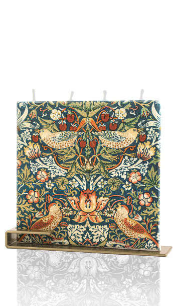 STRAWBERRY THEIF WILLIAM  MORRIS CANDLE - Q23D02