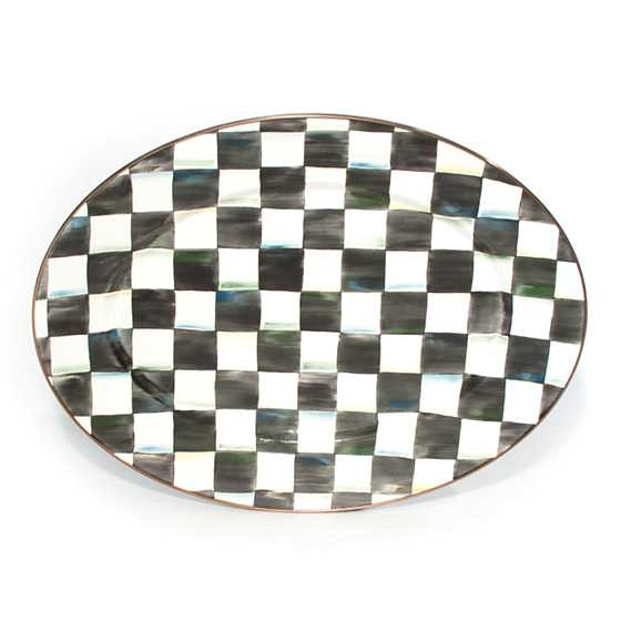 COURTLY CHECK MEDIUM OVAL PLATTER - 89271-40