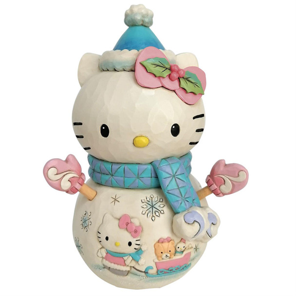 HELLO KITTY SNOWMAN - JIM SHORE - 6017555