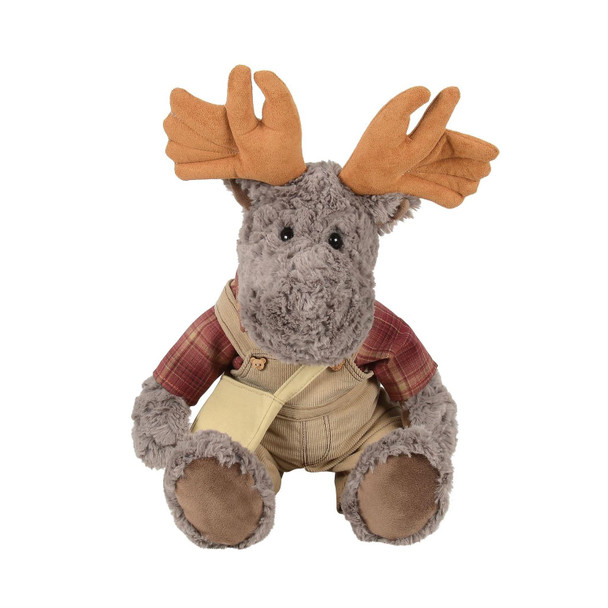 OLIVER MCBUTTONS STUFFED PLUSH MOOSE - 6017992