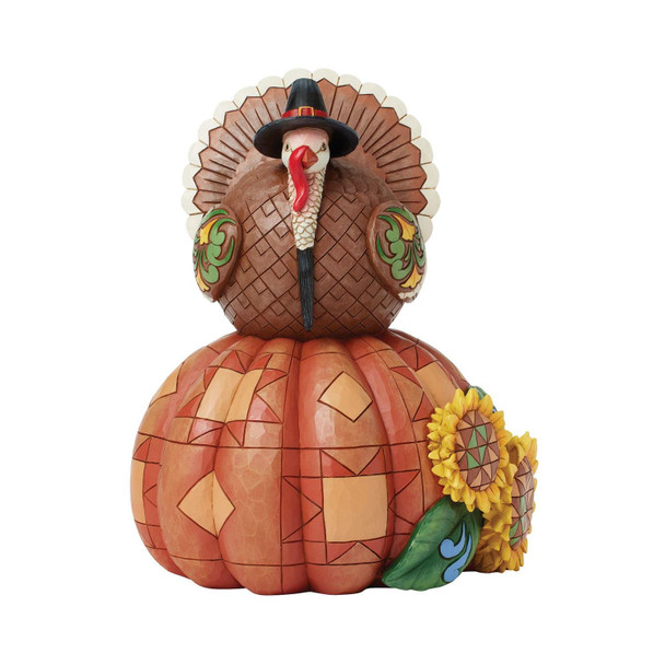 GOBBLE GREETINGS TURKEY - JIM SHORE - 6016630