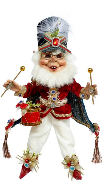 DRUMMER BOY ELF - SMALL - 11 INCHES - 51-58518