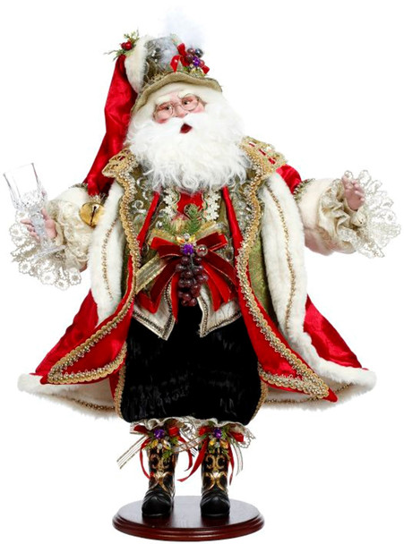 CHRISTMAS TOAST SANTA - 25.5 INCHES - 51-58680