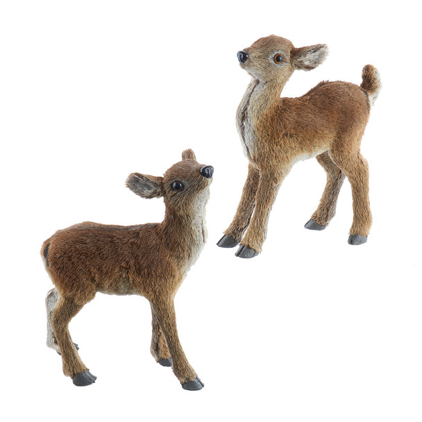11 INCH STANDING DEER TABLEPIECE - C0822
