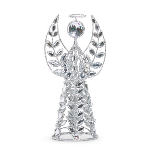 CLEAR JEWEL ANGEL TREE TOPPER - 4513617