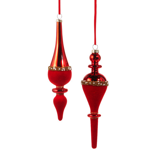 RED PEARL BANDED VELVET - 4524523