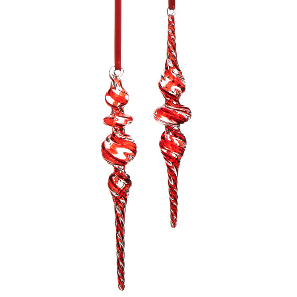 PEPPERMINT SWIRL FINIAL - 4524640