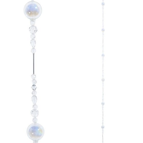 SILVER AND GOLD BEADED GARLAND - G4513610