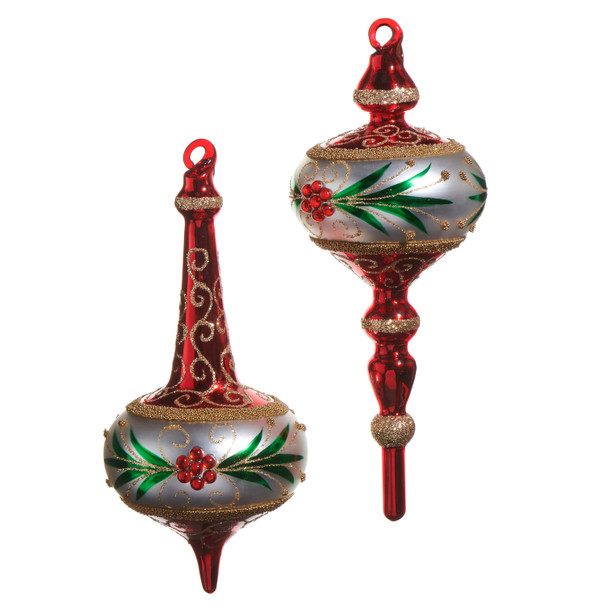 RED GREEN GOLD FINIAL - 4524848