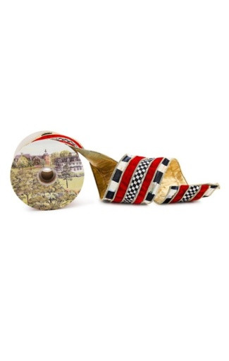 COURTLY REGAL RED 4" RIBBON - 35800-048