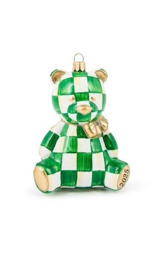 EMERALD BEAR GLASS ORNAMENT - MADE IN POLAND - 53913-2345 - 50OFF2026