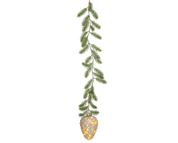 MICRO LED PINECONE WITH GARLAND - 489454