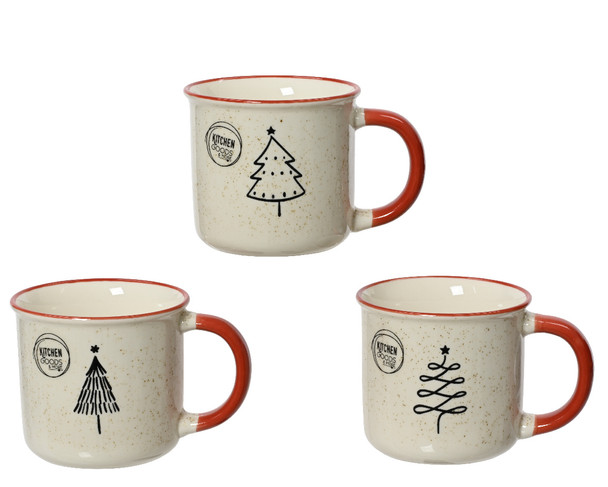 HOLIDAY PORCELAIN MUG - 607322