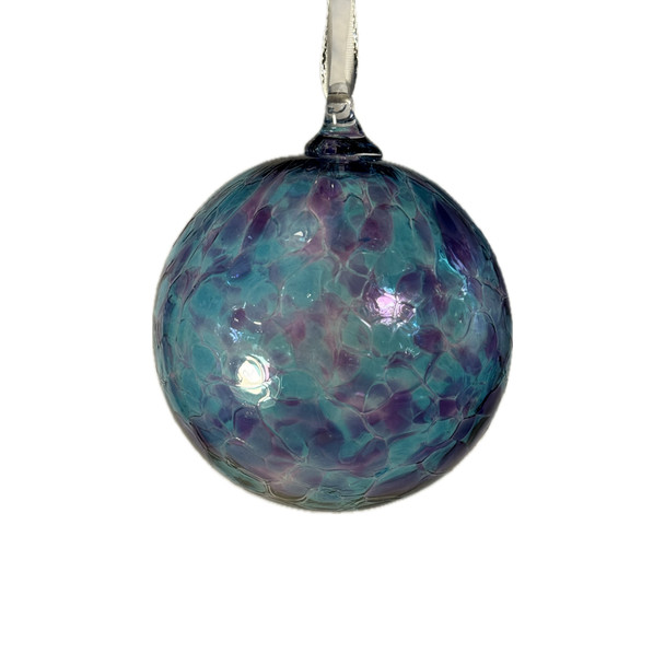 PEACOCK GLASS ORNAMENT - 1533
