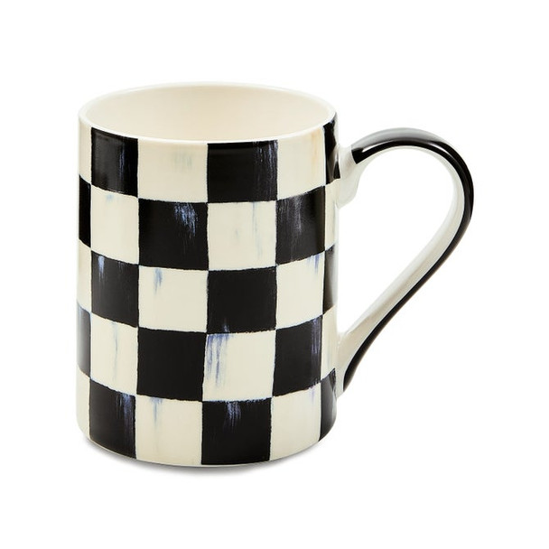 COURTLY CHECK PORCELAIN MUG - 45605-40