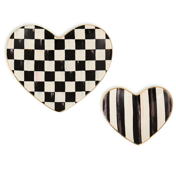 COURTLY HEART TRINKET DISH SET - 44111-004