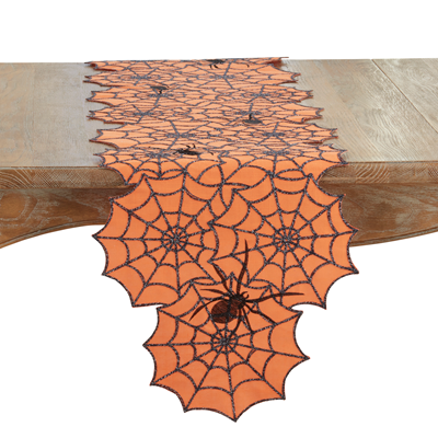 16"x70" ORANGE SPIDERWEB RUNNER - 5360.OR1670B