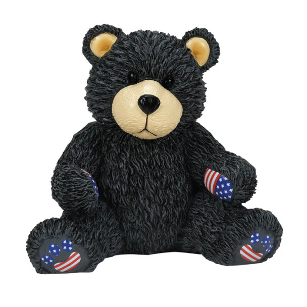 BUBBA BEARSEVELT BLACK BEAR FIGURE - 6016928