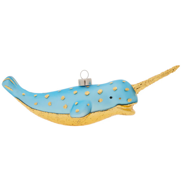 NAUTICAL NARWHAL ORNAMENT - 88270