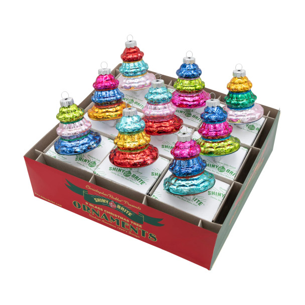 CHRISTMAS CONFETTI 9 COUNT 2.5" - SHAPES - 4028296