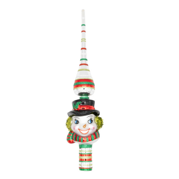 HOLIDAY SPLENDOR 11.5" - SNOWMAN FINIAL - 4028323