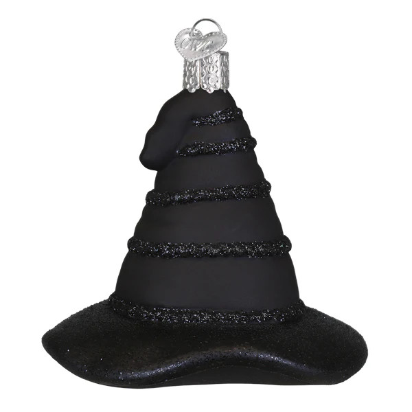 THE GREEN WITCH'S HAT ORN - 26106