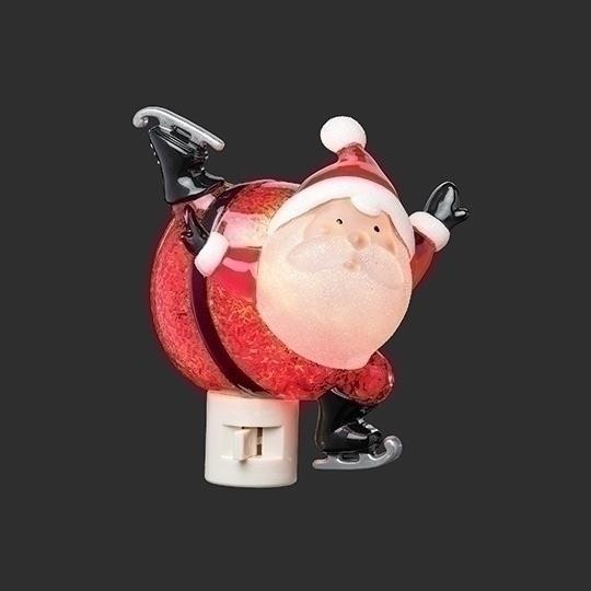 SANTA SKATING NIGHT LIGHT - 160501