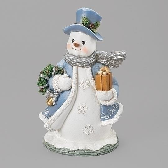 SNOWMAN HOLDING GIFTS FIGURE - 633904