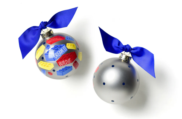 BLOCKS GLASS ORNAMENT - CHILD-BLOCKS