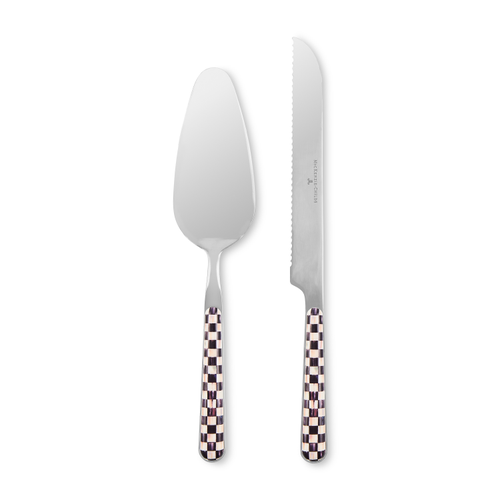 COURTLY CHECK BISTRO CAKE SERVING SET - 37573-40