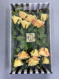 LUSCIOUS GARDEN YELLOW ROSE - NATURAL TOUCH - 09-60302-YEL -