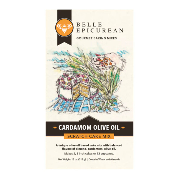 18 OZ CARDAMOM OLIVE OIL CAKE MIX - 854661007058