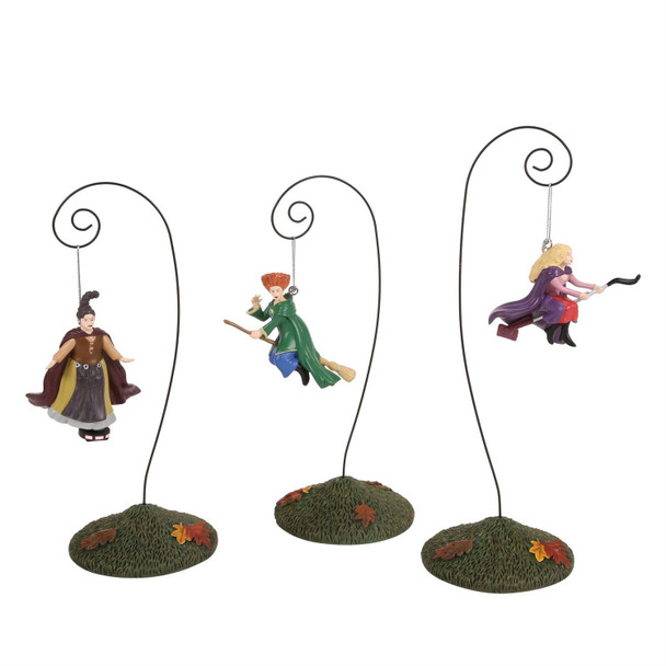 HOCUS POCUS - SANDERSON SISTERS ON MODERN BROOMS SET OF 3 - 6018471