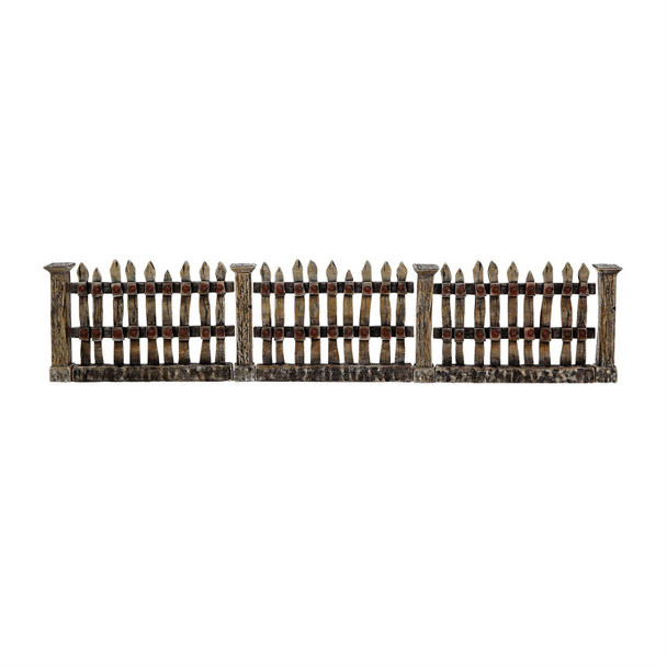 VILLAGE - VILLAGE LINE FENCE SET OF 7 - 6018475