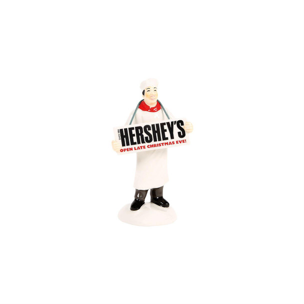 SNOW VILLAGE - SANTA PREFERS HERSHEY'S - 6018300