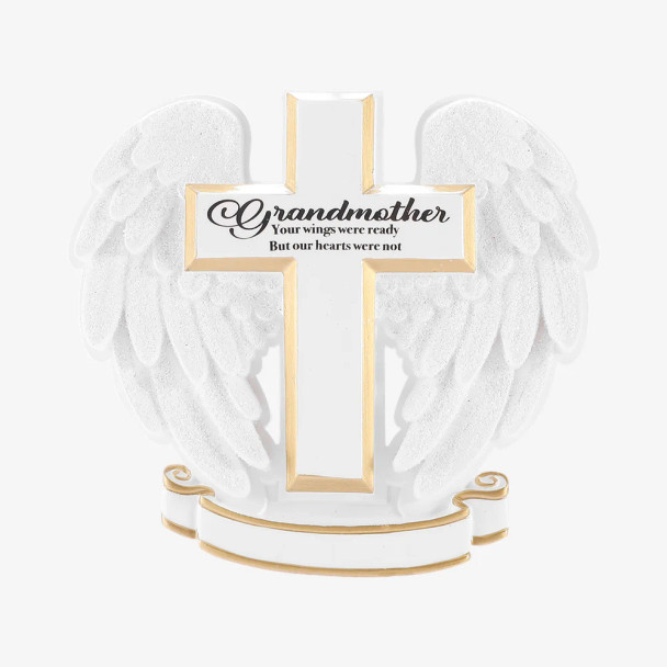 GRANDMOTHER CROSS WITH WINGS ORNAMENT - OR3193