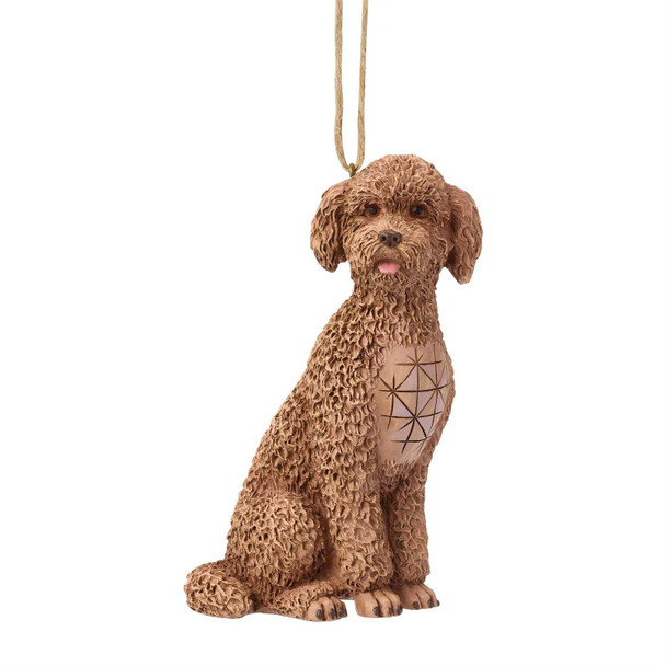 GOLDEN DOODLE DOG ORNAMENT - JIM SHORE - 6019338